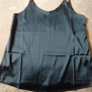 Smoky Blue satin camisole - small/xtra sm
